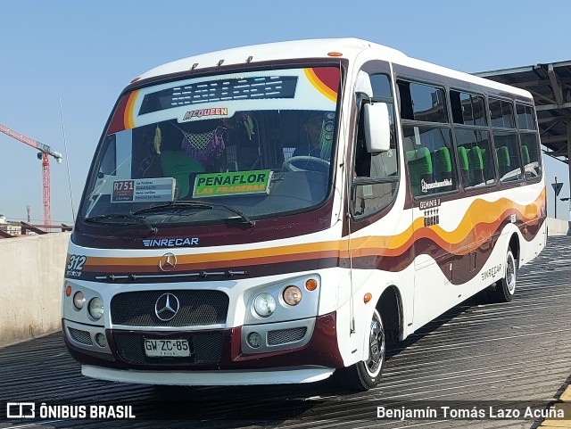 Bupesa 312 na cidade de Estación Central, Santiago, Metropolitana de Santiago, Chile, por Benjamín Tomás Lazo Acuña. Número da foto: #12693717.