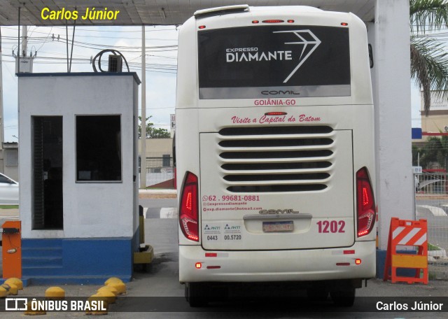 Expresso Diamante 1202 na cidade de Goiânia, Goiás, Brasil, por Carlos Júnior. Número da foto: #12694735.