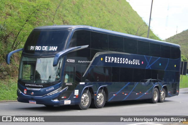 Expresso do Sul 423009 na cidade de Piraí, Rio de Janeiro, Brasil, por Paulo Henrique Pereira Borges. Número da foto: #12693277.