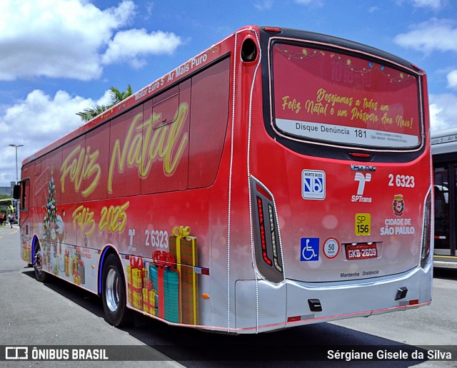 Transcooper > Norte Buss 2 6323 na cidade de Barueri, São Paulo, Brasil, por Sérgiane Gisele da Silva. Número da foto: #12694661.