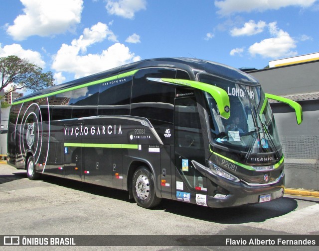 Viação Garcia 92081 na cidade de Sorocaba, São Paulo, Brasil, por Flavio Alberto Fernandes. Número da foto: #12693606.