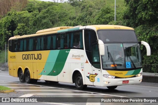 Empresa Gontijo de Transportes 14095 na cidade de Piraí, Rio de Janeiro, Brasil, por Paulo Henrique Pereira Borges. Número da foto: #12693190.