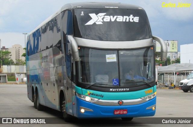Viação Xavante 7400 na cidade de Goiânia, Goiás, Brasil, por Carlos Júnior. Número da foto: #12694818.