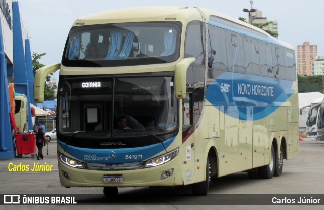 Viação Novo Horizonte 541911 na cidade de Goiânia, Goiás, Brasil, por Carlos Júnior. Número da foto: #12694792.