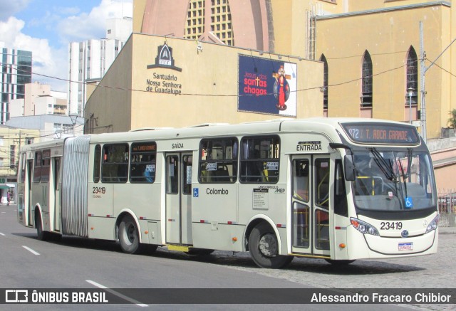 Viação Colombo 23419 na cidade de Curitiba, Paraná, Brasil, por Alessandro Fracaro Chibior. Número da foto: #12693208.