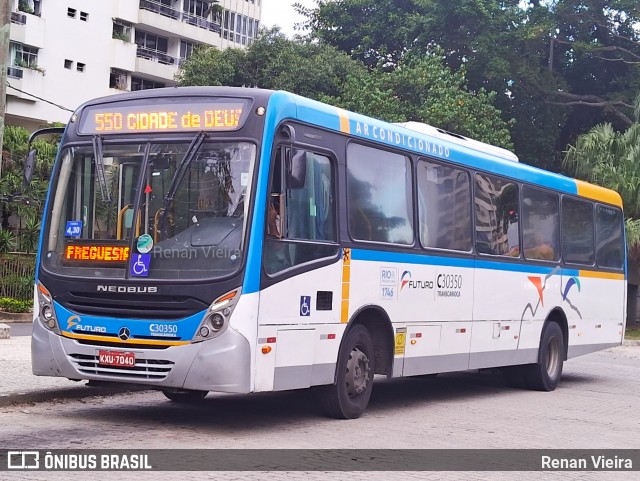 Transportes Futuro C30350 na cidade de Rio de Janeiro, Rio de Janeiro, Brasil, por Renan Vieira. Número da foto: #12693572.