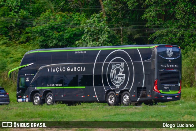 Viação Garcia 98070 na cidade de Joinville, Santa Catarina, Brasil, por Diogo Luciano. Número da foto: #12721827.