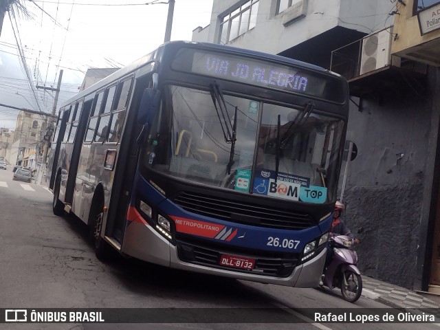 Auto Ônibus Moratense 26.067 na cidade de Franco da Rocha, São Paulo, Brasil, por Rafael Lopes de Oliveira. Número da foto: #12722462.