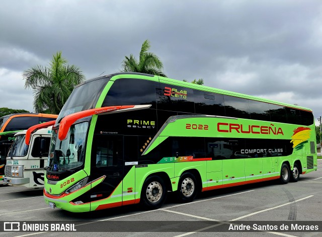 Autobuses Cruceña 2022 na cidade de Barueri, São Paulo, Brasil, por Andre Santos de Moraes. Número da foto: #12721637.
