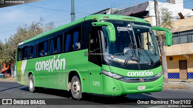 Autobuses Conexión 7495 na cidade de Gustavo A. Madero, Ciudad de México, México, por Omar Ramírez Thor2102. Número da foto: #12721214.