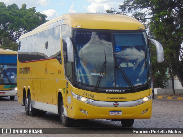Viação Nova Itapemirim 21106 na cidade de Vitória da Conquista, Bahia, Brasil, por Fabrício Portella Matos. Número da foto: #12721000.