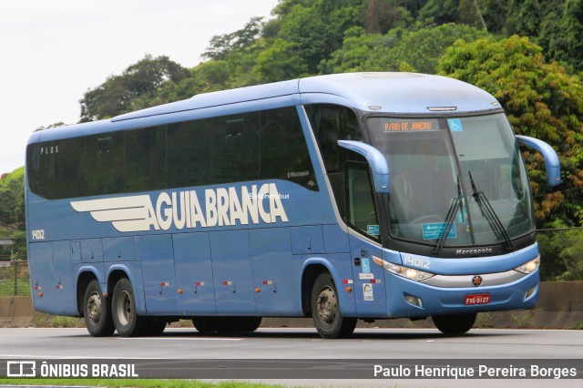 Viação Águia Branca 14012 na cidade de Piraí, Rio de Janeiro, Brasil, por Paulo Henrique Pereira Borges. Número da foto: #12721138.
