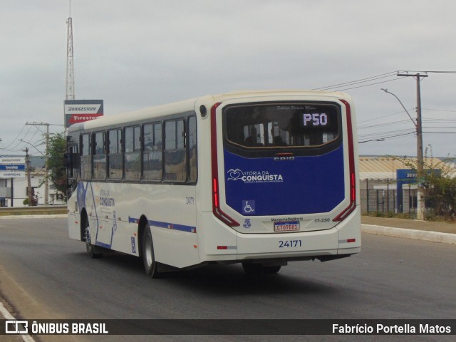 ATT - Atlântico Transportes e Turismo - Vitória da Conquista 24171 na cidade de Vitória da Conquista, Bahia, Brasil, por Fabrício Portella Matos. Número da foto: #12720940.