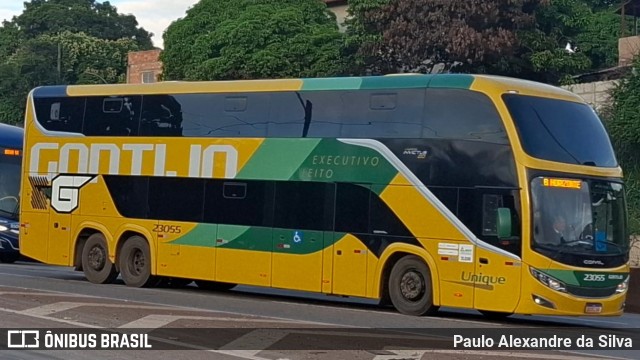 Empresa Gontijo de Transportes 23055 na cidade de Betim, Minas Gerais, Brasil, por Paulo Alexandre da Silva. Número da foto: #12721206.