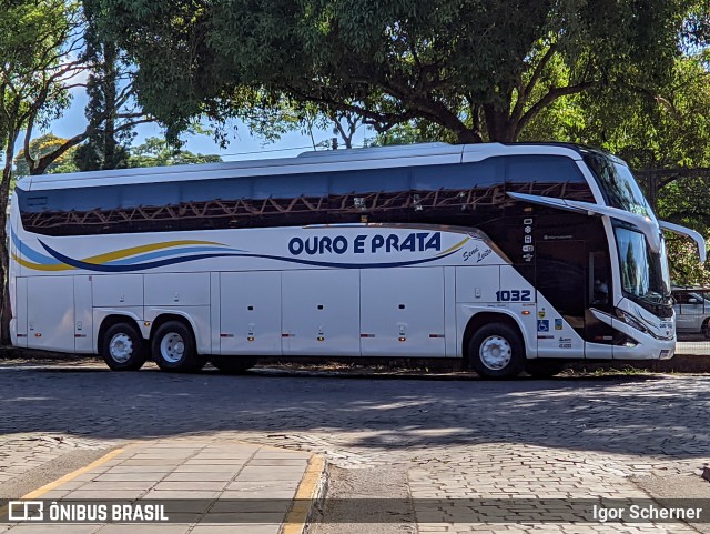 Viação Ouro e Prata 1032 na cidade de Lajeado, Rio Grande do Sul, Brasil, por Igor Scherner. Número da foto: #12721829.