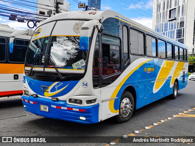 Transportes RL 54 na cidade de Mata Redonda, San José, San José, Costa Rica, por Andrés Martínez Rodríguez. Número da foto: #12721316.