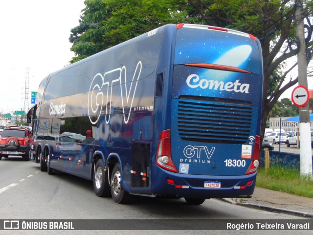 Viação Cometa 18300 na cidade de São Paulo, São Paulo, Brasil, por Rogério Teixeira Varadi. Número da foto: #12721185.