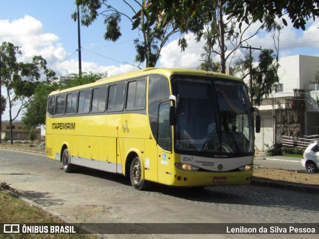 Viação Itapemirim 8547 na cidade de Caruaru, Pernambuco, Brasil, por Lenilson da Silva Pessoa. Número da foto: #12722450.