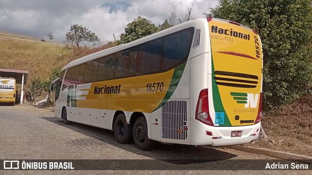 Viação Nacional 18570 na cidade de João Monlevade, Minas Gerais, Brasil, por Adrian Sena. Número da foto: #12720917.