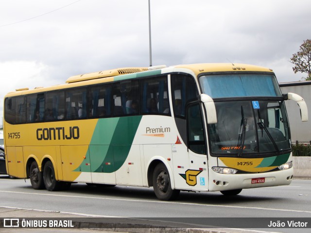 Empresa Gontijo de Transportes 14755 na cidade de São Paulo, São Paulo, Brasil, por João Victor. Número da foto: #12722393.
