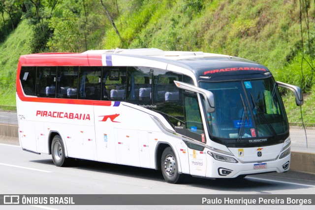 Viação Piracicabana 7294 na cidade de Piraí, Rio de Janeiro, Brasil, por Paulo Henrique Pereira Borges. Número da foto: #12721192.