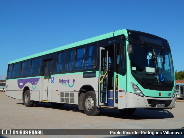 Laranjal Transportes 419 na cidade de Pelotas, Rio Grande do Sul, Brasil, por Paulo Ricardo  Rodrigues Villanova. Número da foto: #12720700.