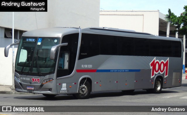 Auto Viação 1001 RJ 108.1220 na cidade de Rio de Janeiro, Rio de Janeiro, Brasil, por Andrey Gustavo. Número da foto: #12722260.