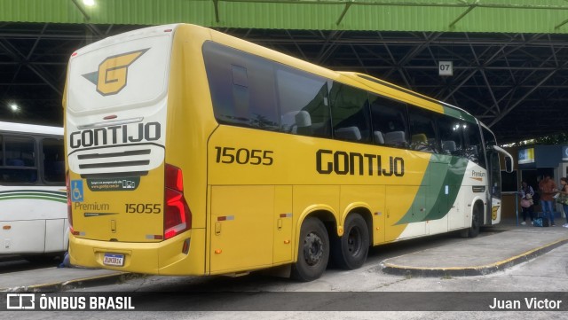 Empresa Gontijo de Transportes 15055 na cidade de Eunápolis, Bahia, Brasil, por Juan Victor. Número da foto: #12722499.