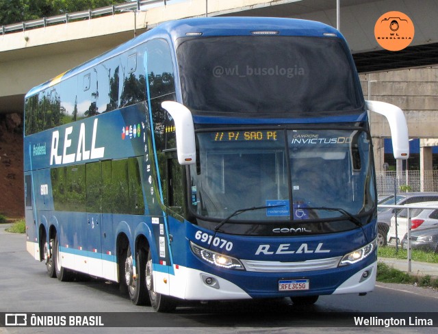 Viação Real Ita 691070 na cidade de Campinas, São Paulo, Brasil, por Wellington Lima. Número da foto: #12723216.