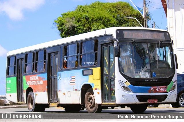 Expresso Grapiúna 47-685 na cidade de São Luís, Maranhão, Brasil, por Paulo Henrique Pereira Borges. Número da foto: #12723685.