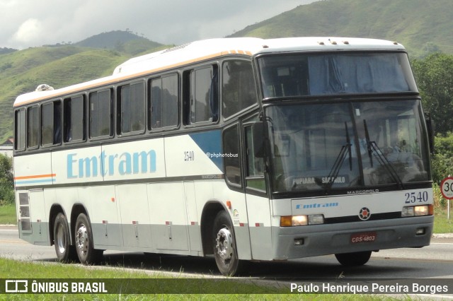Emtram 2540 na cidade de Barra do Piraí, Rio de Janeiro, Brasil, por Paulo Henrique Pereira Borges. Número da foto: #12723935.