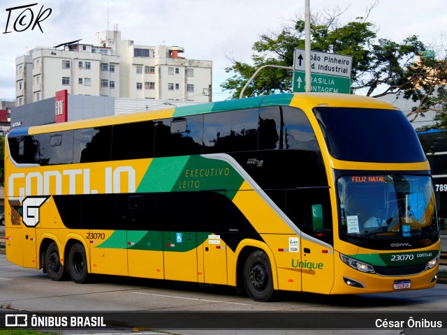 Empresa Gontijo de Transportes 23070 na cidade de Belo Horizonte, Minas Gerais, Brasil, por César Ônibus. Número da foto: #12724798.