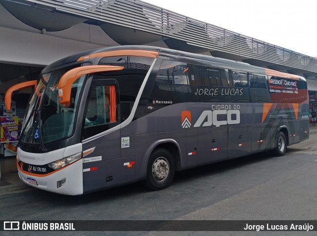 Viação Cidade do Aço RJ 174.191 na cidade de Rio de Janeiro, Rio de Janeiro, Brasil, por Jorge Lucas Araújo. Número da foto: #12723403.