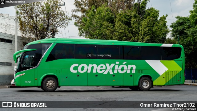 Autobuses Conexión 7470 na cidade de Gustavo A. Madero, Ciudad de México, México, por Omar Ramírez Thor2102. Número da foto: #12722737.