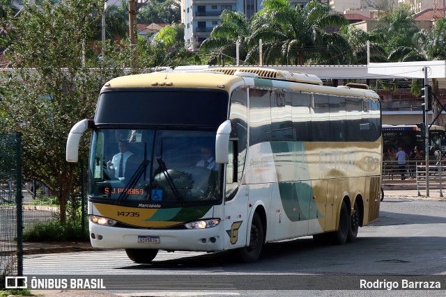 Empresa Gontijo de Transportes 14735 na cidade de Ribeirão Preto, São Paulo, Brasil, por Rodrigo Barraza. Número da foto: #12725055.