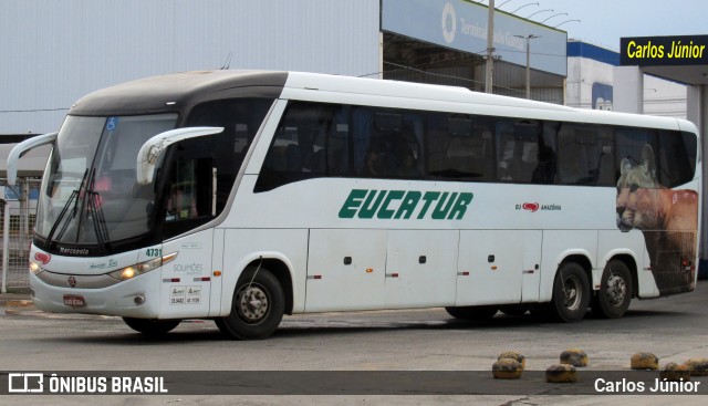 Eucatur - Empresa União Cascavel de Transportes e Turismo 4731 na cidade de Goiânia, Goiás, Brasil, por Carlos Júnior. Número da foto: #12724795.
