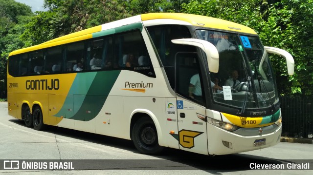 Empresa Gontijo de Transportes 21480 na cidade de São Paulo, São Paulo, Brasil, por Cleverson Giraldi. Número da foto: #12725509.