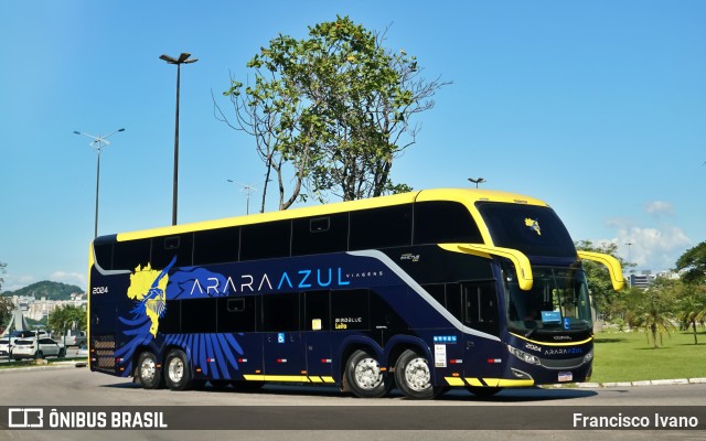 Arara Azul Turismo 2024 na cidade de Florianópolis, Santa Catarina, Brasil, por Francisco Ivano. Número da foto: #12724573.