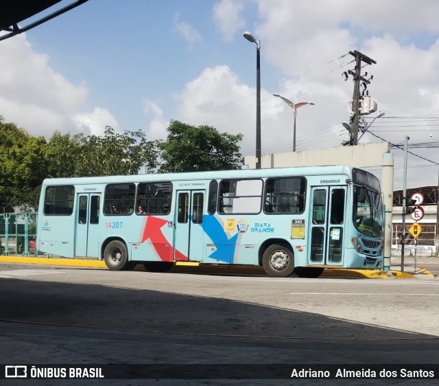 Viação Siará Grande 14207 na cidade de Fortaleza, Ceará, Brasil, por Adriano  Almeida dos Santos. Número da foto: #12724085.
