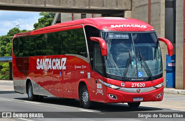 Viação Santa Cruz 27620 na cidade de Campinas, São Paulo, Brasil, por Sérgio de Sousa Elias. Número da foto: #12724442.
