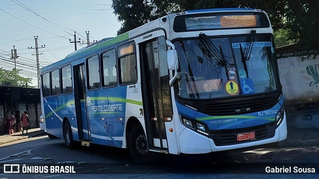Viação Ponte Coberta RJ 190.042 na cidade de Rio de Janeiro, Rio de Janeiro, Brasil, por Gabriel Sousa. Número da foto: #12725076.