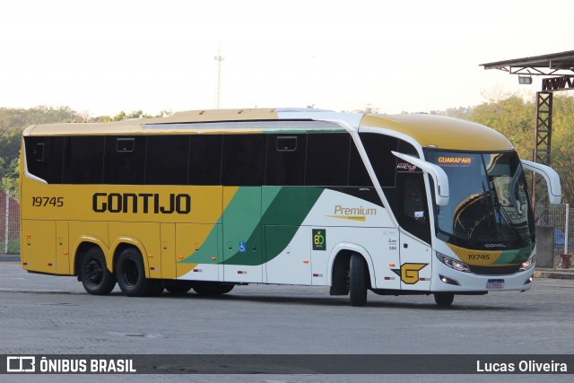 Empresa Gontijo de Transportes 19745 na cidade de Guarapari, Espírito Santo, Brasil, por Lucas Oliveira. Número da foto: #12725189.
