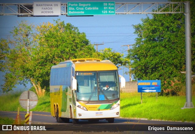 Empresa Gontijo de Transportes 15080 na cidade de Eunápolis, Bahia, Brasil, por Eriques  Damasceno. Número da foto: #12725105.