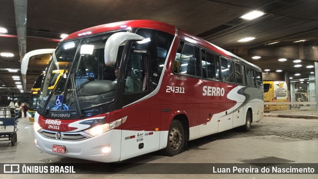 Viação Serro 24311 na cidade de Belo Horizonte, Minas Gerais, Brasil, por Luan Pereira do Nascimento. Número da foto: #12724582.