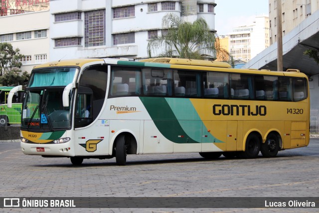 Empresa Gontijo de Transportes 14320 na cidade de Belo Horizonte, Minas Gerais, Brasil, por Lucas Oliveira. Número da foto: #12725290.