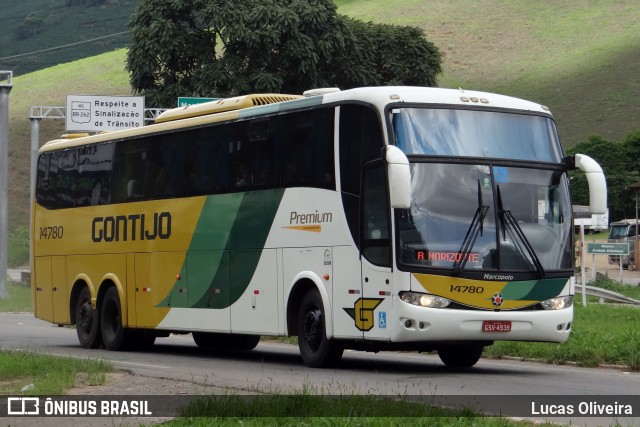 Empresa Gontijo de Transportes 14780 na cidade de Manhuaçu, Minas Gerais, Brasil, por Lucas Oliveira. Número da foto: #12725066.