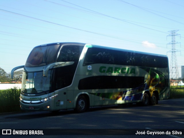 Viação Garcia 7097 na cidade de São José dos Campos, São Paulo, Brasil, por José Geyvson da Silva. Número da foto: #12724450.