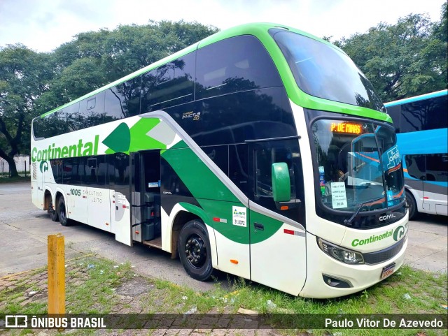 Viação Continental de Transportes 1005 na cidade de São Paulo, São Paulo, Brasil, por Paulo Vitor De Azevedo. Número da foto: #12725233.