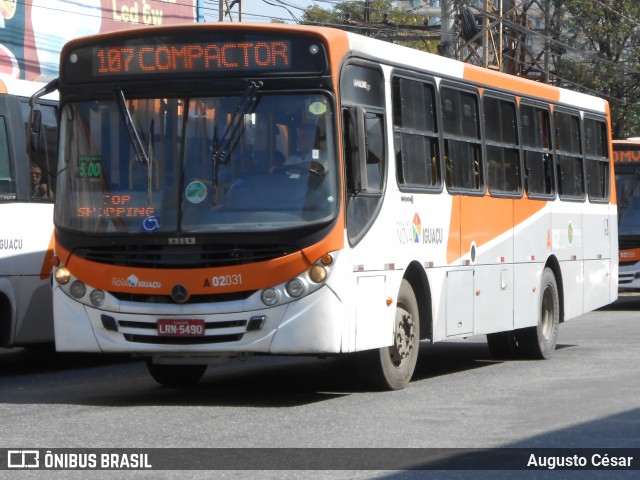 Viação Mirante A02031 na cidade de Nova Iguaçu, Rio de Janeiro, Brasil, por Augusto César. Número da foto: #12725053.