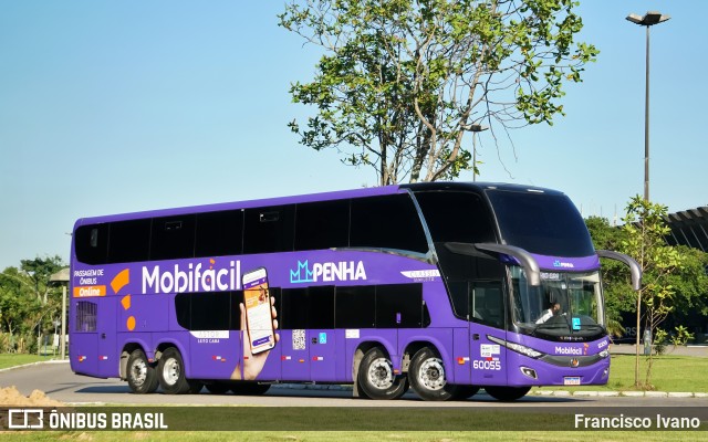 Empresa de Ônibus Nossa Senhora da Penha 60055 na cidade de Florianópolis, Santa Catarina, Brasil, por Francisco Ivano. Número da foto: #12724468.